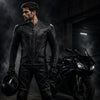 Classic Black Leather Biker Jacket - Premium Streetwear Edition